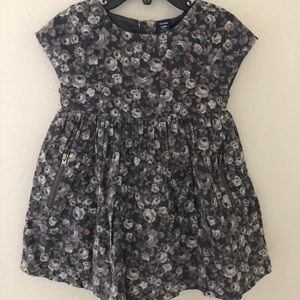 NWT Baby Gap Corduroy Floral Dress
